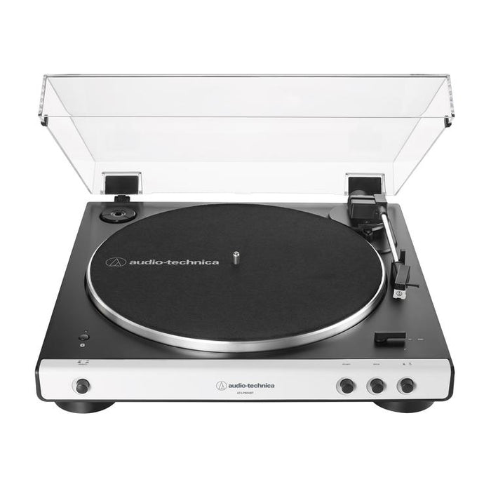 Audio Technica AT-LP60XBT | Stereo Turntable - Wireless - Bluetooth - Belt Drive - Fully Automatic - White-SONXPLUS Chambly
