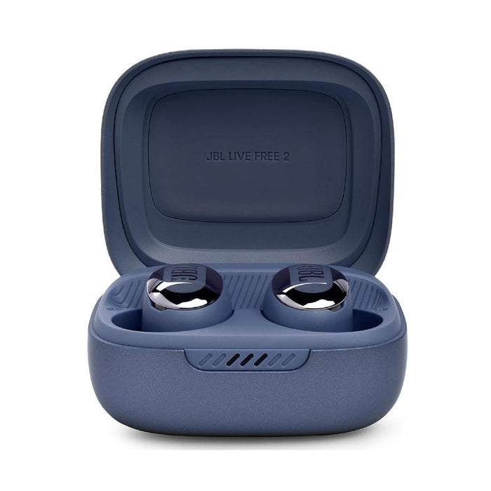 JBL Live Free 2 | In-Ear Headphones - 100% Wireless - Bluetooth - Smart Ambient - Microphones - Blue-SONXPLUS Chambly