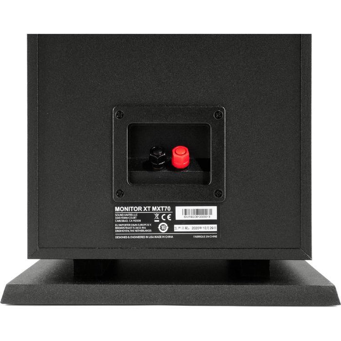 Polk Monitor XT70 | Haut-parleurs de plancher - Tour - Certifié Hi-Res Audio - Noir - Paire-SONXPLUS.com