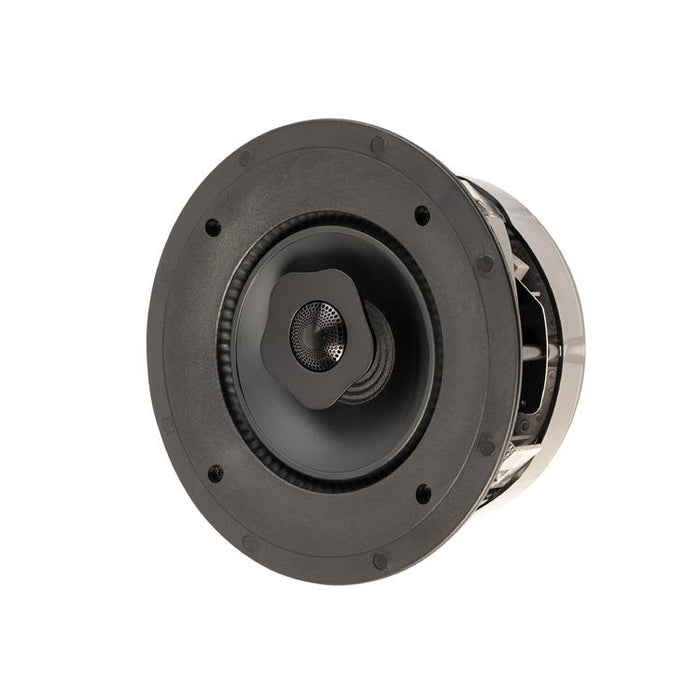 Paradigm CI Elite E65-R V2 | 6-1/2" flush mounted speaker - Ceiling mounted - SHOCK-MOUNT - Black - White surface ready to paint - Unité-Sonxplus 