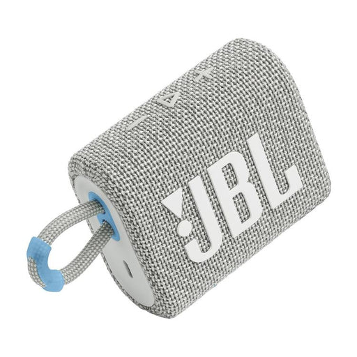 JBL Go 3 Eco | Mini Haut-parleur - Ultra-portable - Bluetooth - IP67 - Blanc-SONXPLUS.com