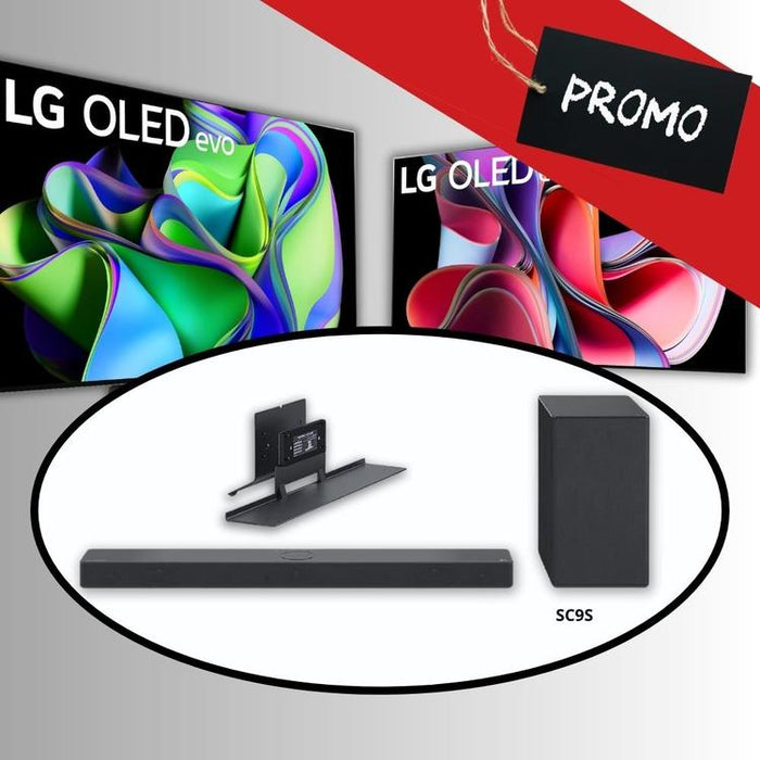 LG OLED65G3PUA | Téléviseur intelligent 65" 4K OLED Evo - Edition Gallery - Série G3 - Cinéma HDR - Processeur IA a9 Gén.6 4K - Noir-SONXPLUS Chambly