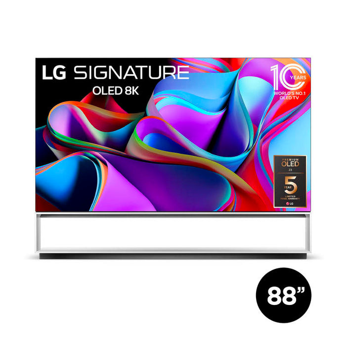 LG OLED88Z3PUA | 88" 8K OLED Evo Smart TV - Z3 Series - ThinQ AI - Processor α9 AI 8K Gen6 - Black-SONXPLUS Chambly