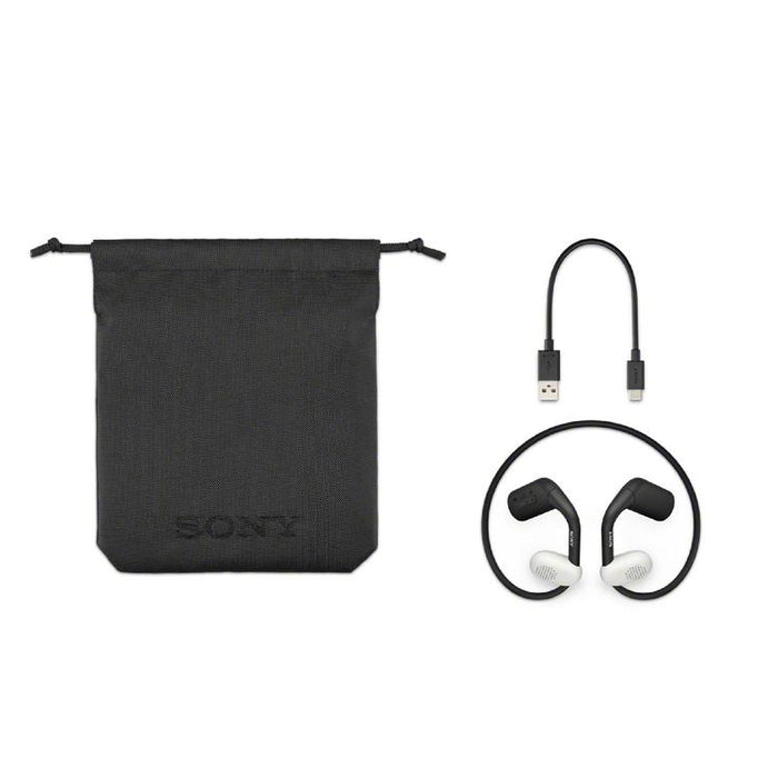 Sony Float Run WIOE610 | Ecouteurs avec micro - Supra-auriculaires - Bluetooth - Sans fil - Noir-SONXPLUS Chambly