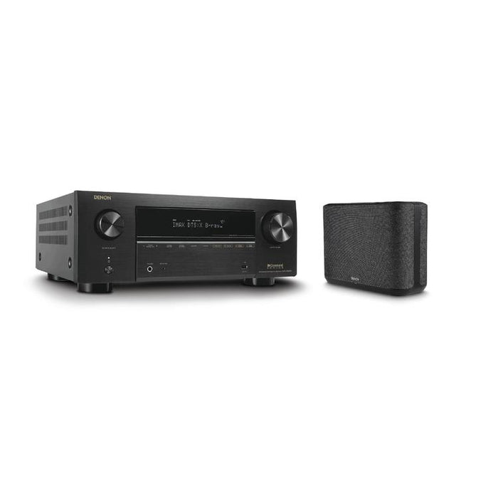 Denon AVRX3800H & HOME250 | 9-channel AV receiver and wireless speaker - Home theater - Auro 3D - 8K - HEOS - Black-SONXPLUS Chambly