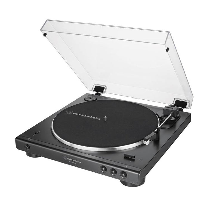 Audio Technica AT-LP60XBT-USB-BK | Turntable Stereo - Fully Automatic - Belt Drive - USB - Bluetooth - Black-SONXPLUS Chambly