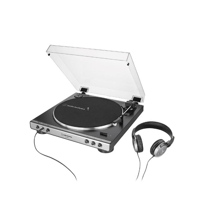 Audio Technica AT-LP60XHP-GM | Turntable - Stereo - With Headphones - Metal Gun-SONXPLUS Chambly