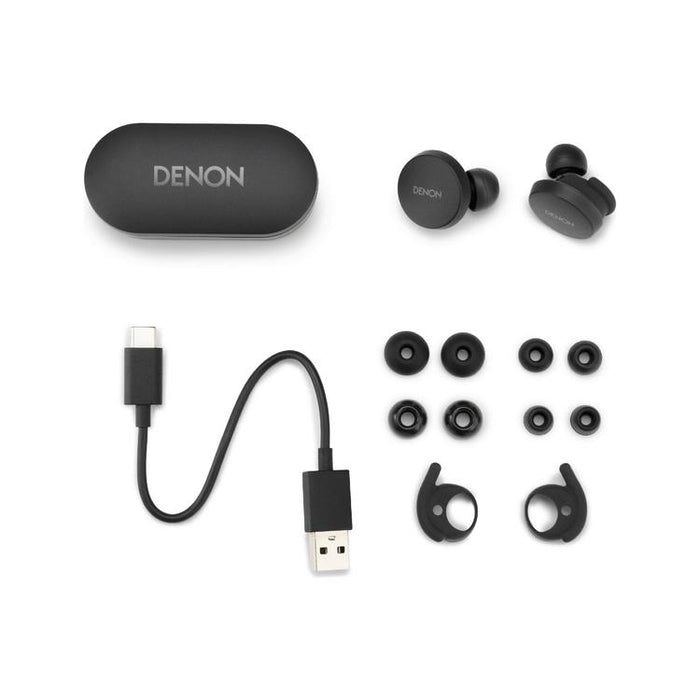 Denon PERL | Wireless Headphones - Bluetooth - Masimo Adaptive Acoustic Technology - Black-SONXPLUS Chambly