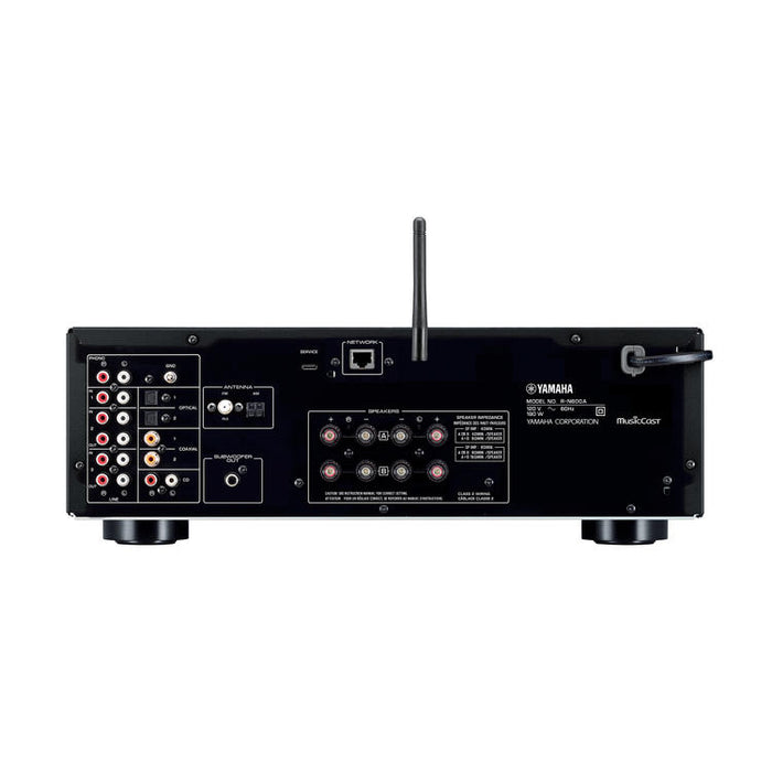 Yamaha R-N600A | Récepteur réseau/stéréo - MusicCast - Bluetooth - Wi-Fi - AirPlay 2 - Noir-SONXPLUS Chambly