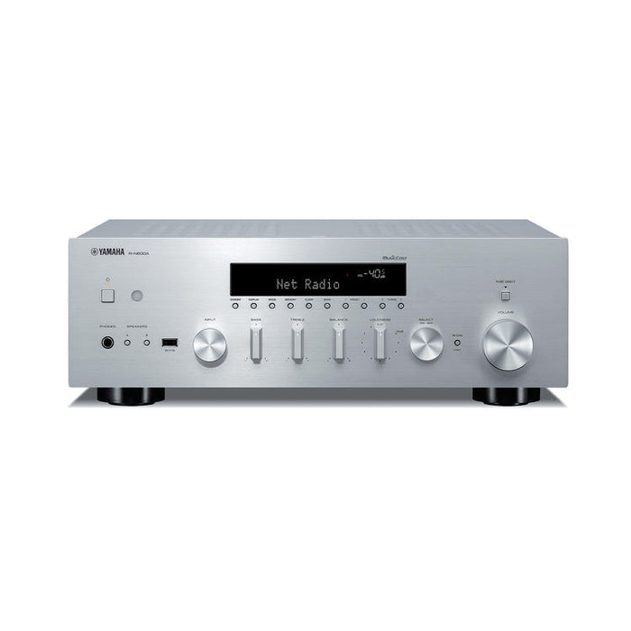 Yamaha R-N600A | Network/Stereo Receiver - MusicCast - Bluetooth - Wi-Fi - AirPlay 2 - Silver-SONXPLUS Chambly