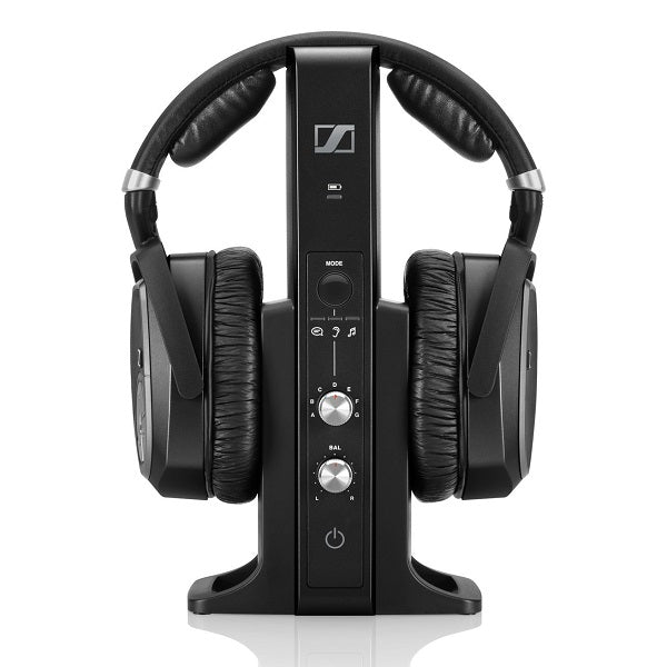 Sennheiser RS 195 | Circumaural Wireless TV Headphones - Black-SONXPLUS.com