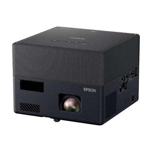 Epson EpiqVision Mini EF12 | Portable Laser Projector - Wi-fi - 3LCD - Screen 150 inches - 16:9 - 4K - HDR FHD - Audiophile Sound - Android TV - Black-SONXPLUS.com
